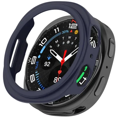 Produktbild von Smartwatch Hülle Bumper Kunststoff halbseitig für Samsung Galaxy Watch 9 8 44mm