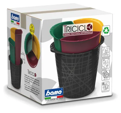 Obrázok produktu pre BAMA TRICICLO odpadkový kôš