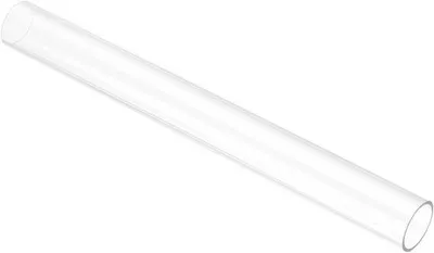 Immagine prodotto di Tubo in plastica, diametro interno 22 mm x diametro esterno 26 mm x lunghezza 250 mm - Trasparente - Per hobby e progetti di bricolage
