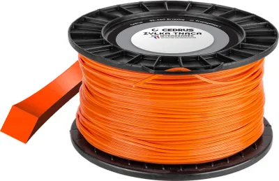 Zdjęcie produktu dla Żyłka tnąca 2.4/207m kwadrat pomarańcz DI1311-B