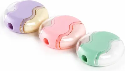 Produktbild von Einzelspitzer mit Behälter und Radiergummi rund Kidea