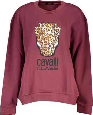 Produktbild von Cavalli Class Damen SWEATSHIRT Violett QXT67YCF062_VI03500 : Größe - L Größe: L