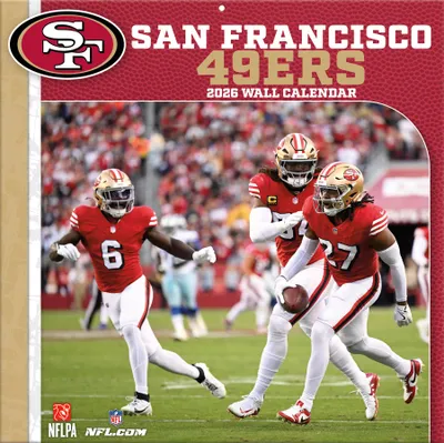 Produktbild von Turner San Francisco 49ers NFL 30,5 x 30,5 cm Team Wandkalender 2026
