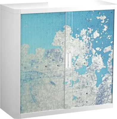 Produktbild von PAPERFLOW easyOffice Industrial Rollladenschrank 61836 2 Fachböden 110,0 x 41,5 x 104,0 cm