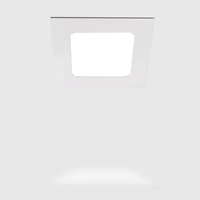 Image de LEDS C4 : Plafonnier encastré, lumière blanc neutre, indice de protection IP23, couleur blanche