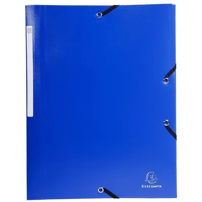 Produktbild von Eckspannmappe A4 PP 500my dunkelblau