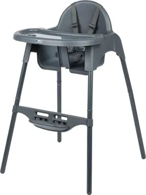 A high chair on a white background.