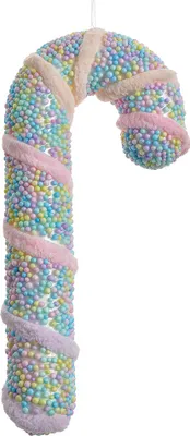 Obrázek produktu pro Clayre & Eef vánoční ozdoba candy cane 20 cm růžová plastová