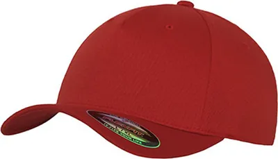 Produktbild von Urban Classics Flexfit 5 Panel Cap Herren Basecap Einfarbig, Größe: S/M; Farbe: Red