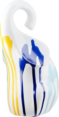 Obrázok produktu pre Gilde figúrka, slon, Colouri, keramika, biela,Polyuretán1, d. 13 cm, š. 14 cm, v. 26 cm výška: 26,00 cm šírka: 14,00 cm hĺbka: 12,50 cm 33207