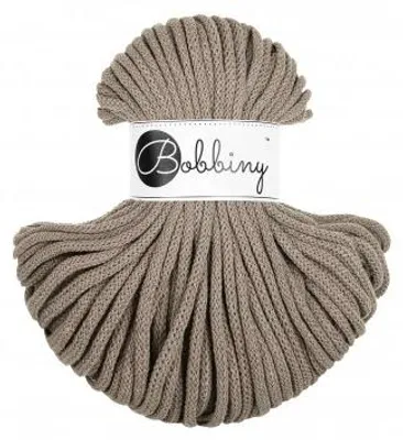 Produktbild von Bobbiny Premium 5 mm 50 m Coffee Schnur