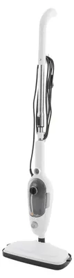 Produktbild von Multifunktionaler Dampfreiniger Dampfbesen C021 - 1300W - 100°C Hochtemperaturdampf - 450 ml Wassertank - 11 Aufsätze für Boden Küche Polster - Weiß