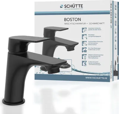 Obrázek produktu pro SCHÜTTE umyvadlová baterie BOSTON, koupelnová baterie s výsuvným odpadem umyvadlo, umyvadlová baterie umyvadlo