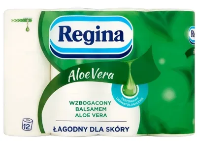 Obrázok produktu pre Aloe Vera Toaletný Papier Regina, 12 Roliek