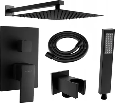 Immagine prodotto di Mexen Uno DR02 set doccia ad incasso, nero - 71435DR02-70