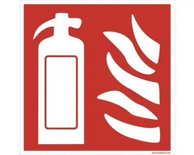 Obrázek produktu pro Samolepka "Hasící přístroj" 150x150 mm