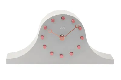 Produktbild von Drevené stolové hodiny napoleónky JVD HC202.3, sivá 28cm