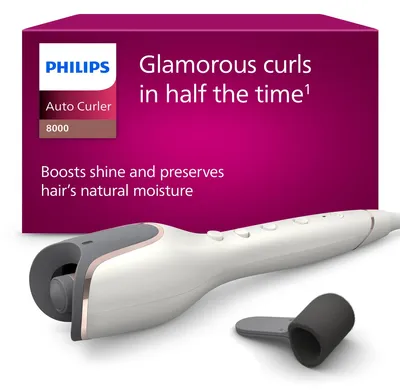 Obrázek produktu pro Philips StyleCare Prestige Automatická kulma MoistureProtect, Kulma, Teplé, Všechny vlasy, 170 °C, 210 °C, 30 s