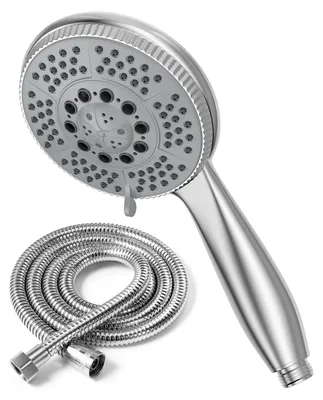 Productafbeelding van Vinabo douchekop met slang van 1,5 meter, waterbesparende handdouche