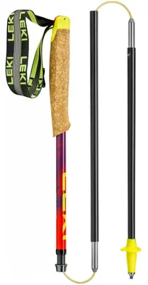 Produktbild von LEKI Neotrail Pro FX One SL Wanderstöcke in leuchtendem Rot/Violett/Neongelb Rot 130 cm