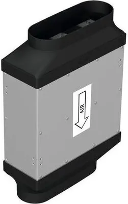 Produktbild von BORA USDF Flachschalldämpfer 300x120x379 mm Kanalanschluss 245x89 mm 8 dB