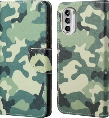 Produktbild von Motorola Moto G52 Hülle - Coverup Klapphülle - Camouflage