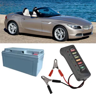 Obrázok produktu pre 12V automobilový motocyklový batériový záťažový tester Analyzátor alternátora