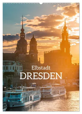 Produktbild von Elbstadt Dresden (Wandkalender 2027 DIN A2 hoch), CALVENDO Monatskalender
