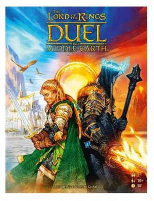 Imagen del producto de Il Signore degli Anelli: Duel for Middle-earth (Edición italiana) – Juego de mesa – Repos Production – 2 jugadores – 10+