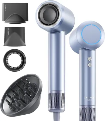 Produktbild von Ionen-Technologie mit Diffusor Haar, Hochgeschwindigkeits-Haartrockner mit 270M negativen Ionen, bürstenloser Motor 110.000RPM für schnelles Trocknen