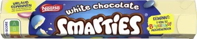 Produktbild von Smarties Schokoladenlinsen weiße Schokolade Riesenrolle 120g