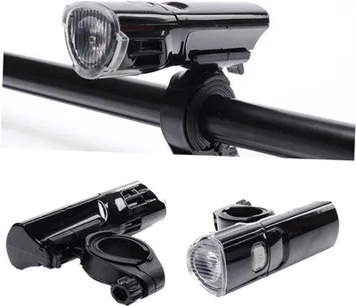 Produktbild von LED-Fahrradlicht mit 3 Lichtstanden, 3 LEDs, wasserdicht, für Mountainbike, Rennrad, Citybike, E-Bike und Alltagsradfahrer.