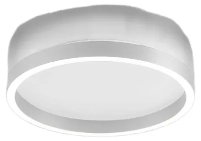 Produktbild von AELA P/P LED-Deckenleuchte 36 W Doppelabstrahlung 1800–1900 lm 3000 K/4000 K Satiniertes Aluminium Weiß Dimmbar Phasenanschnitt - Gealuce