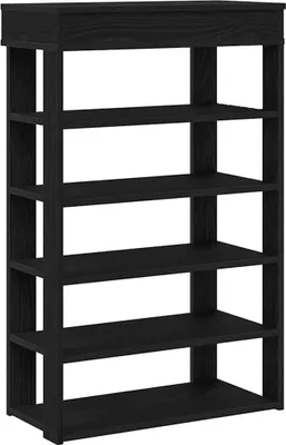 Obrázek produktu pro vidaXL Stojan na boty černý 60x30x98 cm Materiál na bázi dřeva