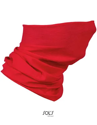 Produktbild von SOLs 03094 | Multifunctional Neck Warmer Bolt - Farbe: Red - Größe: 25 x 50 cm