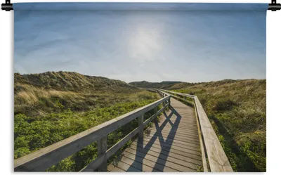 Produktbild von MuchoWow® Wandteppich Wandbehang Strand - Sommer - Deutschland 120x80 cm Tapisserie Dekoration Wandtuch - Wanddekorationen - Wandtücher