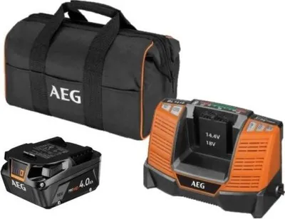 Immagine prodotto di Caricabatterie e batteria ricaricabile AEG Powertools Pro Lithium Setl1840shd 18 V 4 Ah