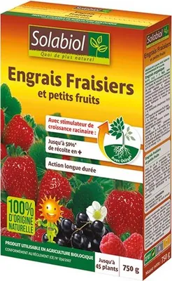 Image de Engrais Fraisiers 750g - Solabiol