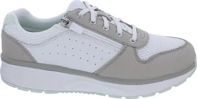Produktbild von Joya Sneaker Dynamo Zip Women JY129A, White-Green, Premium-Glattleder u. Mesh, Active-Sohle, Fußbett zum Wechseln 37 2/3