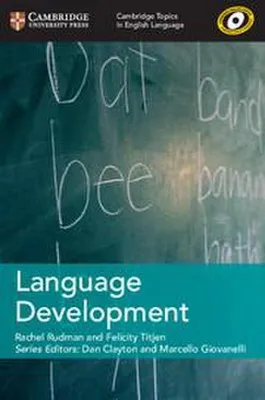 Produktbild von Cambridge Topics in English Language Language Development