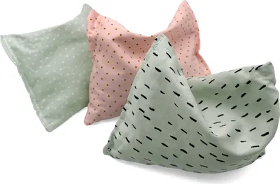 Produktbild von Aumüller Baldrian Raschelkissen 3er Set - Spielkissen für Katzen