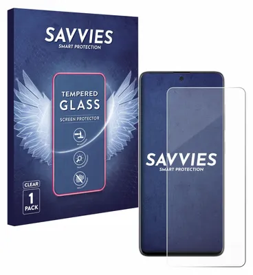 A product shot of a phone screen protector and its packaging.