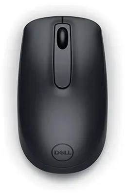 Produktbild von DELL WM118, Beidhändig, Optisch, RF Wireless, 1000 DPI, Schwarz