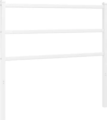 Produktbild von vidaXL Ersatz-Kopfteil Metall Weiß 100 cm