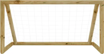 Immagine prodotto di vidaXL Porta da calcio con rete 160x80x100 cm in legno di pino impregnato