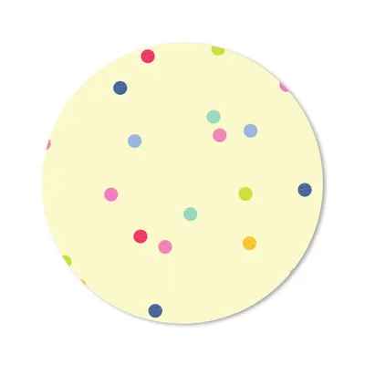 Produktbild von MuchoWow® Mauspad Mousepad Konfetti - Muster - Pastell 30x30 cm - Mousepads - Maus Mat - Pad - Mausunterlage - Tischunterlage - Schreibtischmatten