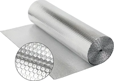 Obrázok produktu pre Yakimz 1x 10m izolačná fólia izolačná fólia strecha dvojitý hliníkový bublinkový obal 3-4mm izolačná fólia zadržiavanie tepla