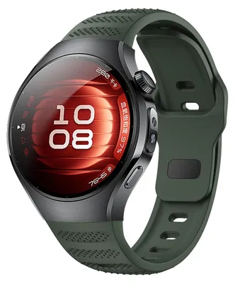 Produktbild von Für Huawei Watch 5 42mm Punktmuster Design Schnalle Silikon Ersatz Arm Band Grün