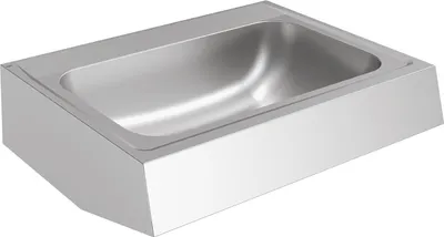 Immagine prodotto di KWC AR lavabo singolo, ANIMA, acciaio inox, 700x170x514 mm, valvola di scarico
