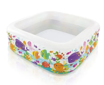 Obrázok produktu pre Nafukovacie akvrium bazn INTEX 57471 159 x 159 x 50 cm pre deti a rodiny